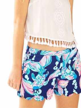 Lilly Pulitzer Magnolia Shorts in True Blue Going Coastal